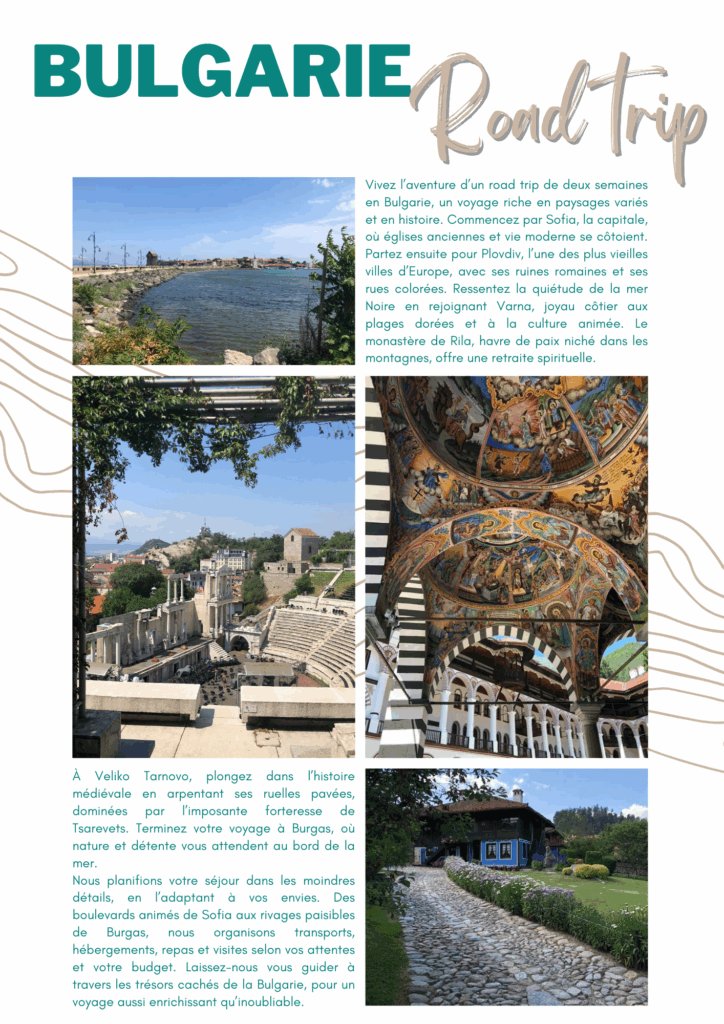 détail avec photos d'un road trip en Bulgarie en été
